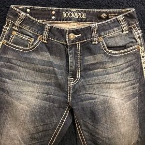 Rock and Roll cowgirl jeans.